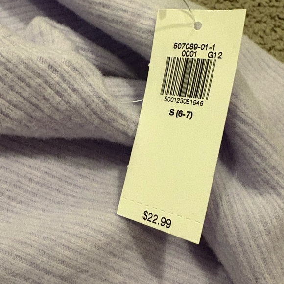 Lavender Ribbed Hoodie - Picture 2 of 3